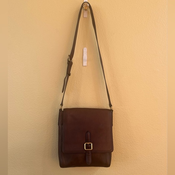 Frye Chocolate Brown Small Messenger Cross Body Bag - Picture 2 of 16